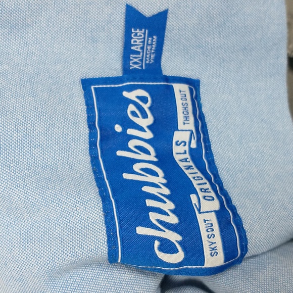 Chubbies Shorts Mens XXL Gray Khaki Original 5.5" Inseam Stretch Elastic Waist - Picture 8 of 9